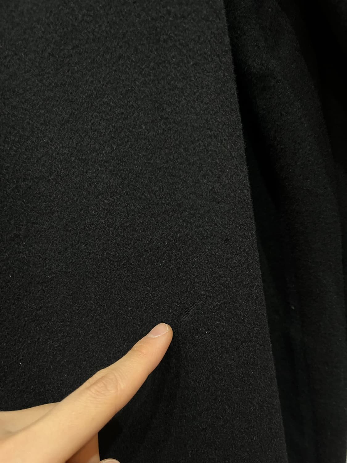 캐시미어100% 발마칸 코트 블랙 상품이미지10