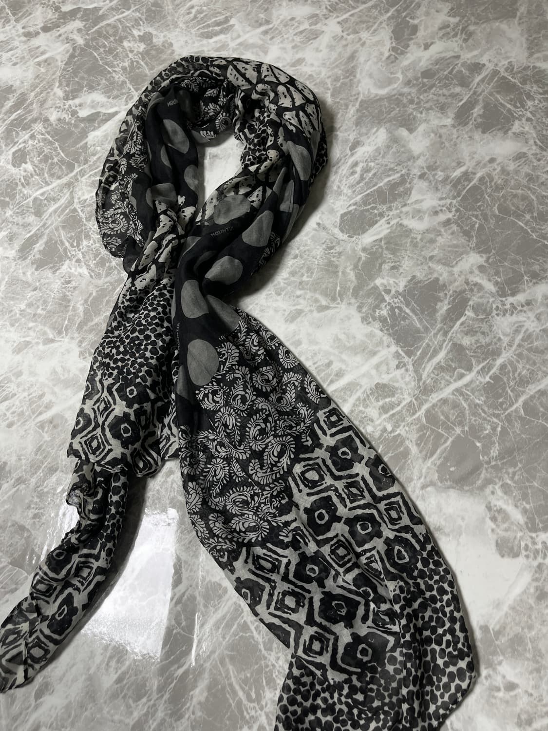 (Japanese vintage)gothic scarf muffler 상품이미지3