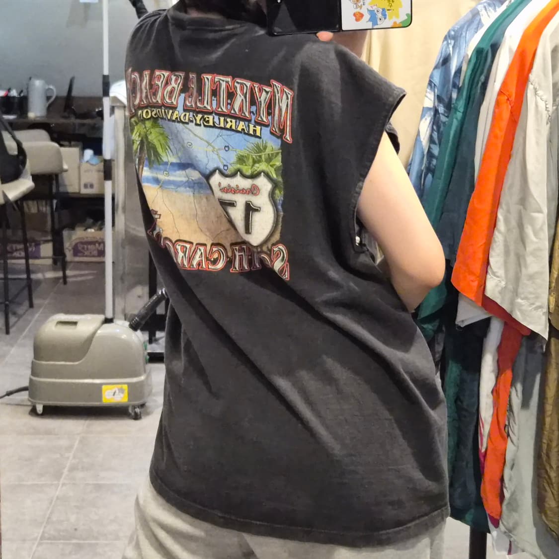 [NO.9] 할리 데이비슨 스포티 빈티지 민소매 티셔츠 상품이미지4