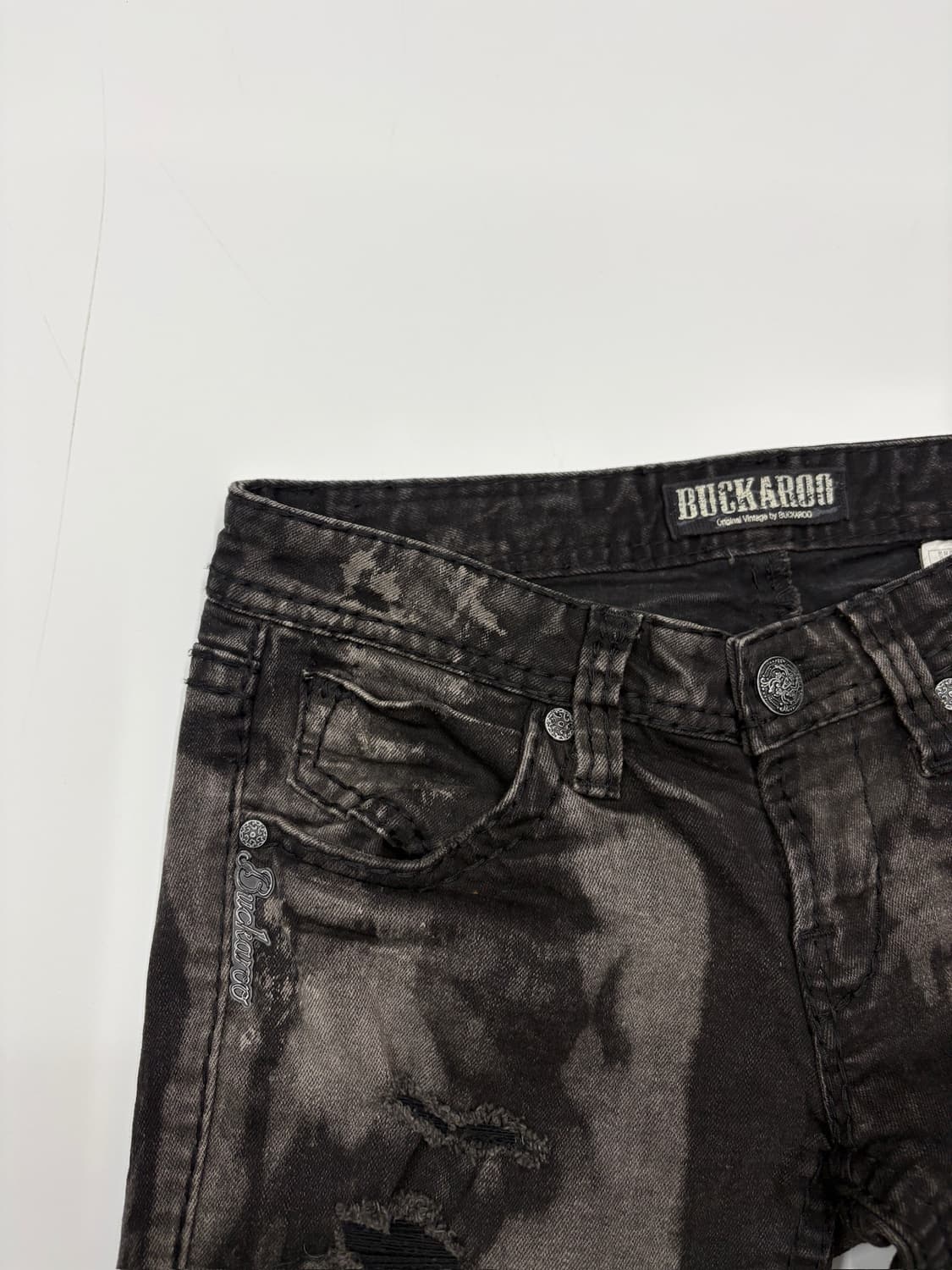 (32) BUCKAROO 버커루 빈티지 워싱 와이드핏 데님 팬츠 청바지 상품이미지6