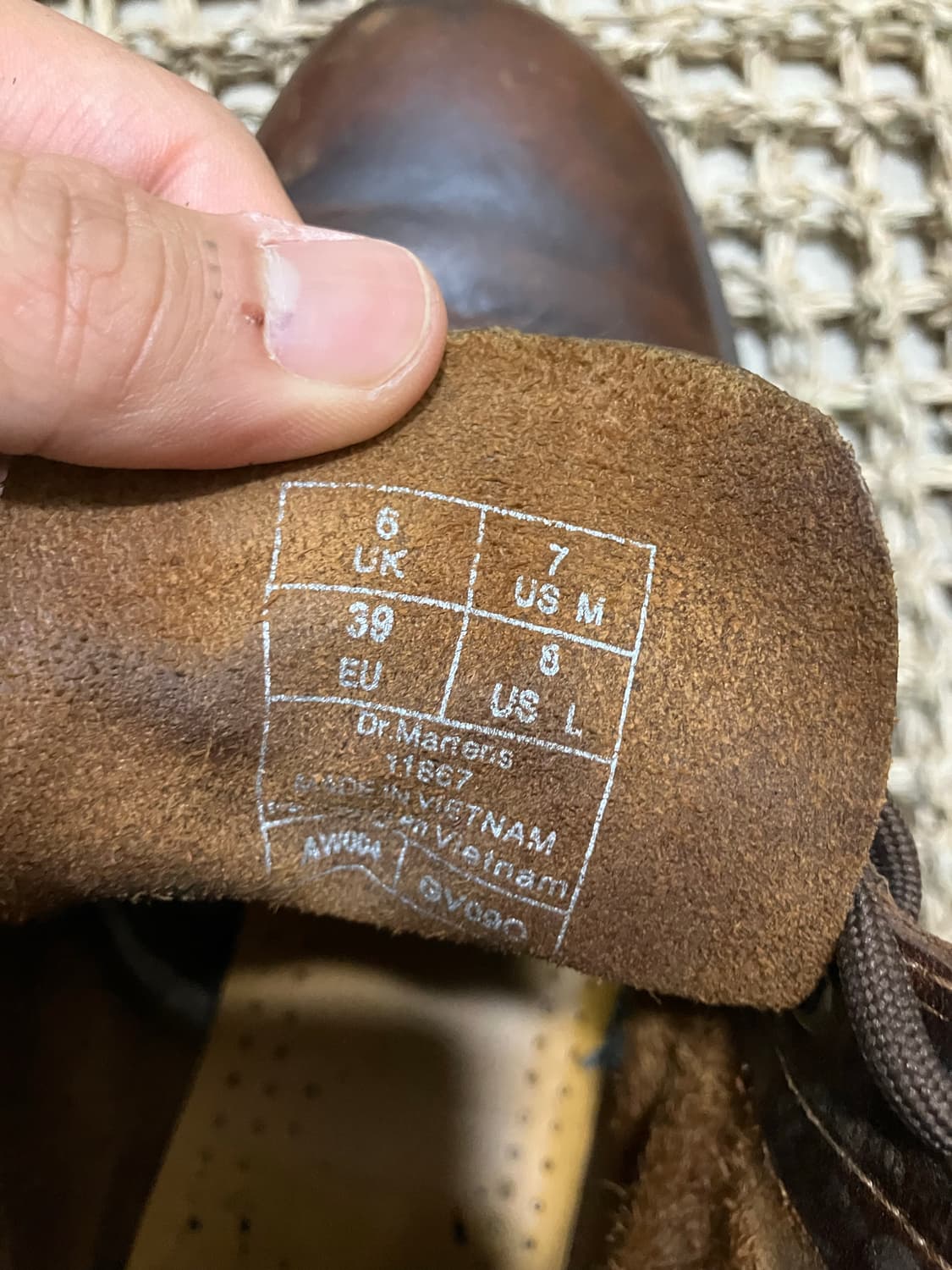 닥터마틴 워커 US8 상품이미지6