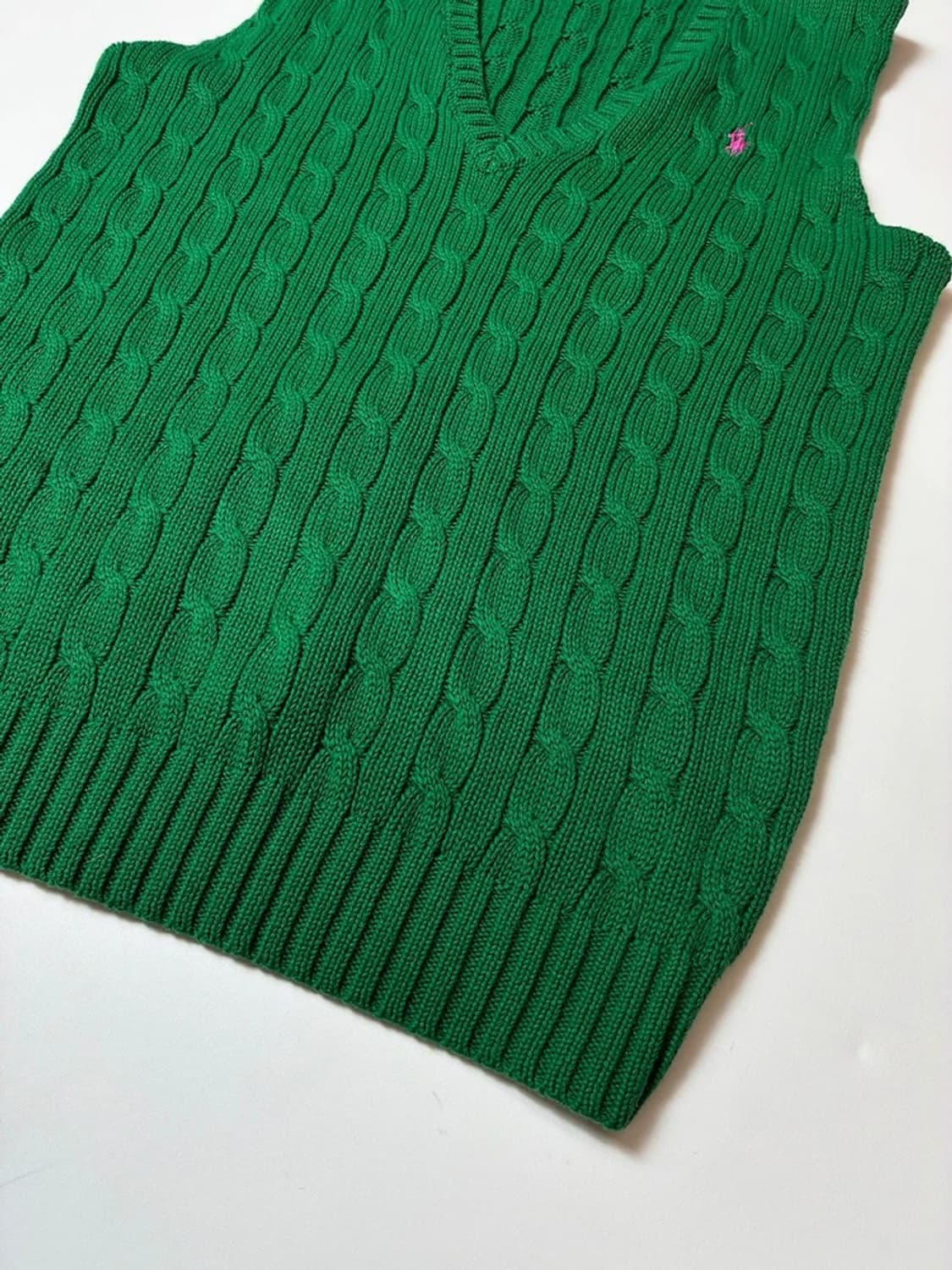 폴로 랄프로렌 00's 케이블 니트 베스트 PN8216 상품이미지4