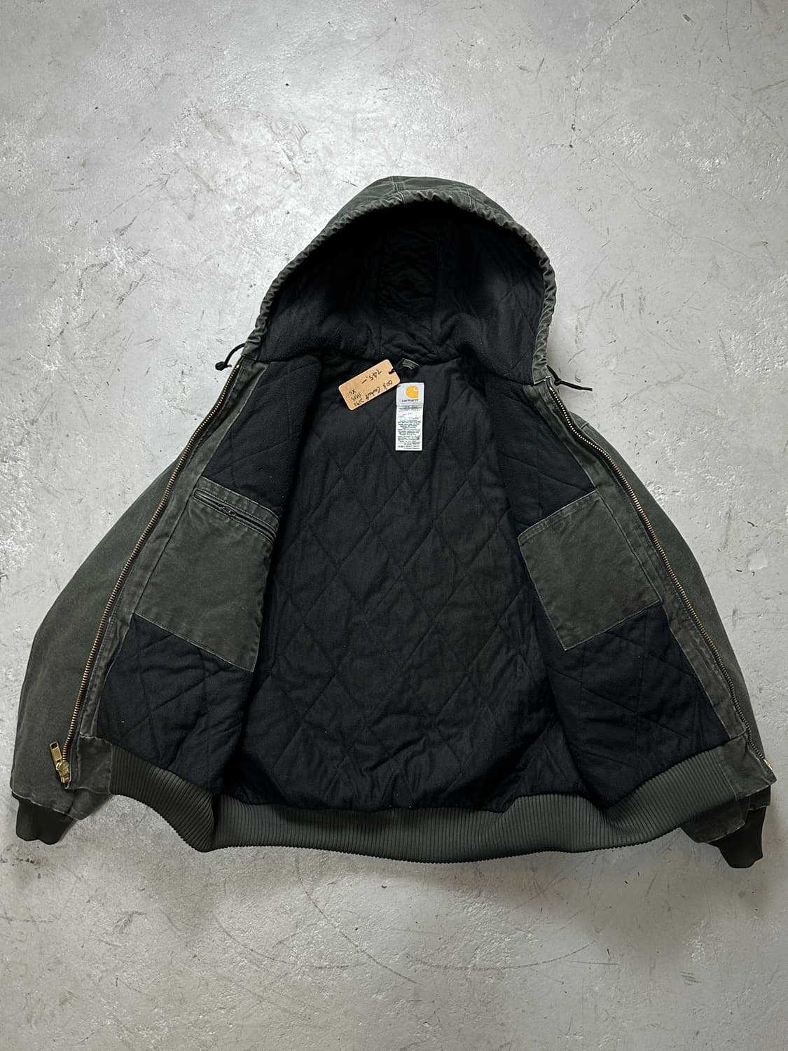 00's OG 칼하트 J130 액티브 자켓 칼하트 MOS 모스그린 상품이미지7