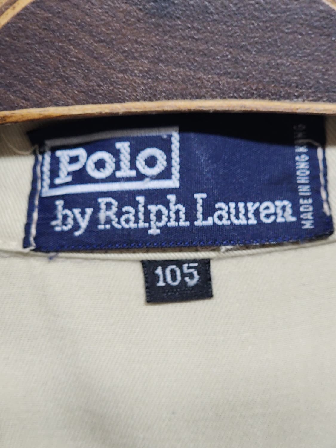 (105) 랄프로렌 폴로 블루종 점퍼 베이지 자켓 캐주얼  상품이미지3
