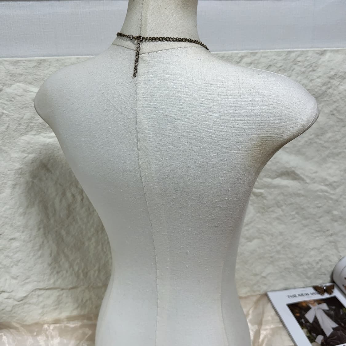 빈티지 황동 플라워 오리엔탈 쿠바체인 목걸이 상품이미지3