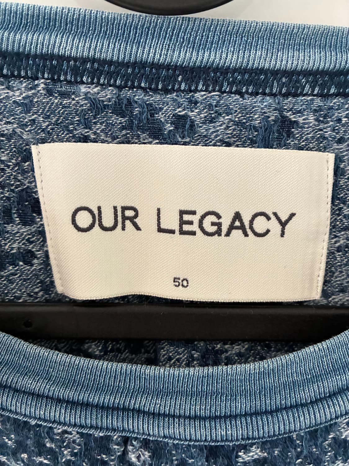 [Our Legacy] 아워레가시 인디고 특수직조 반팔 아카이브 피스 상품이미지3