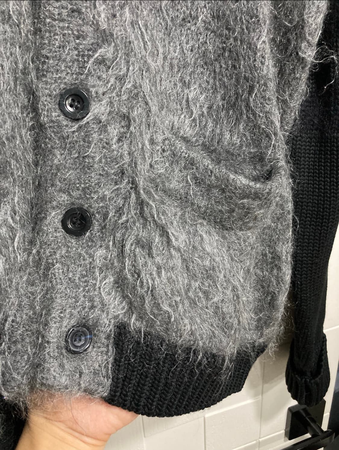 마르지엘라 모헤어 니트 가디건 상품이미지2