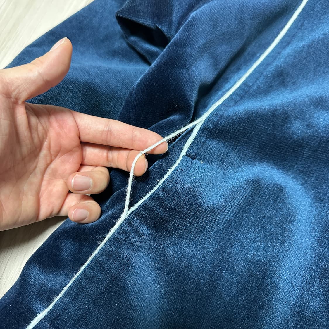 Ragamuffin vintage velure zip-up jacket 상품이미지9