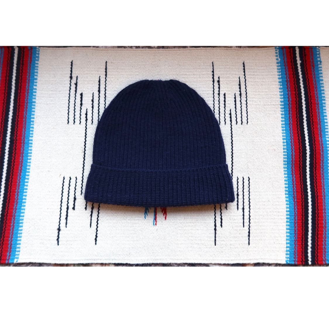 리저렉션 플레인 니트 캡 네이비 상품이미지1