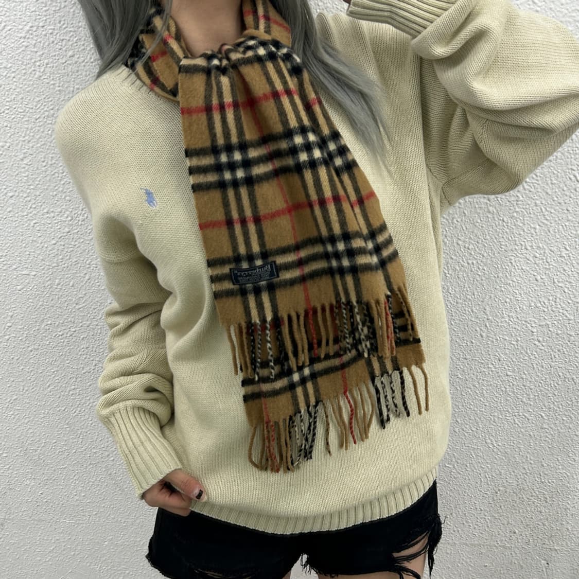 버버리 클래식 노바체크 캐시미어 머플러 상품이미지2