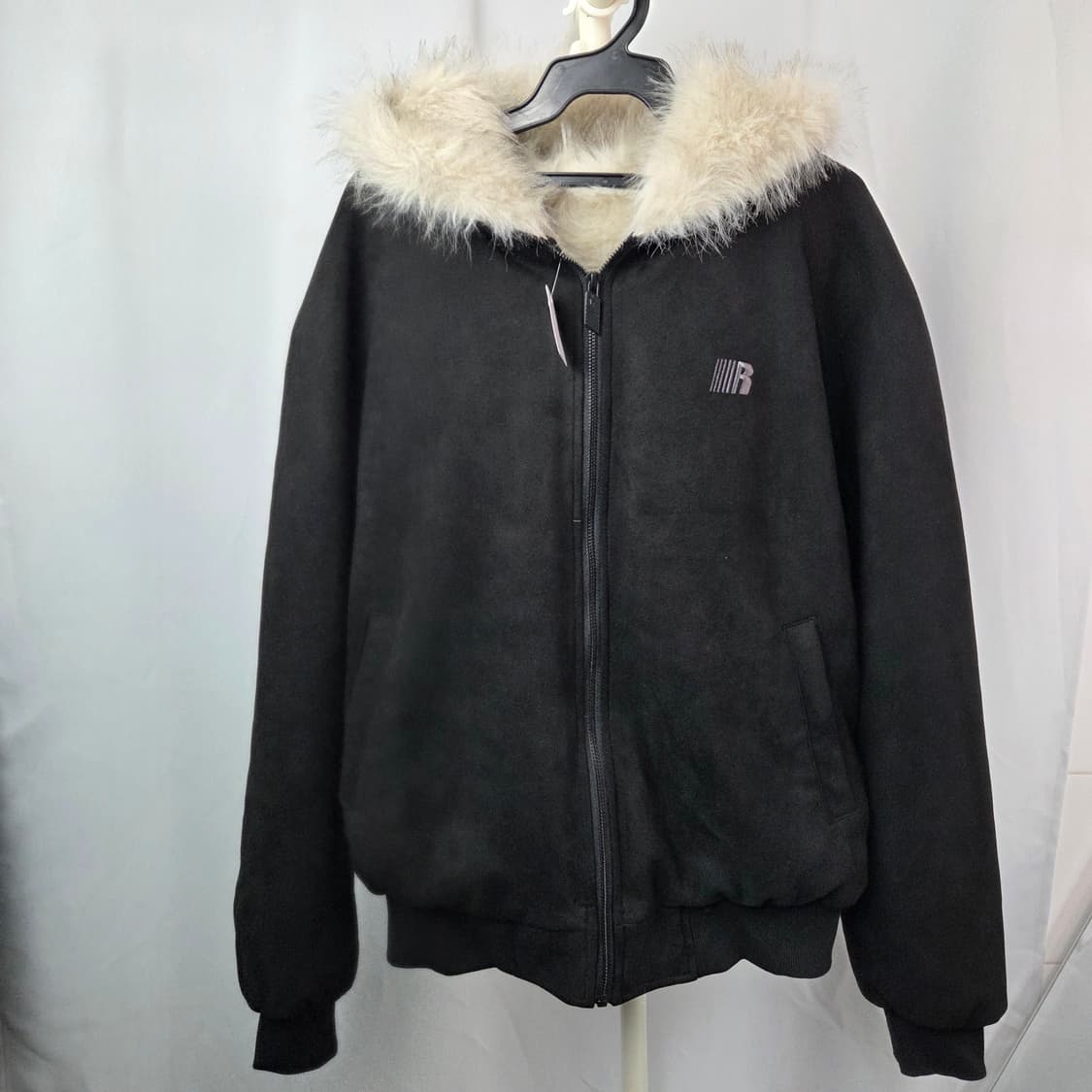 여66 퍼 누빔 안감 후드 집업  상품이미지1