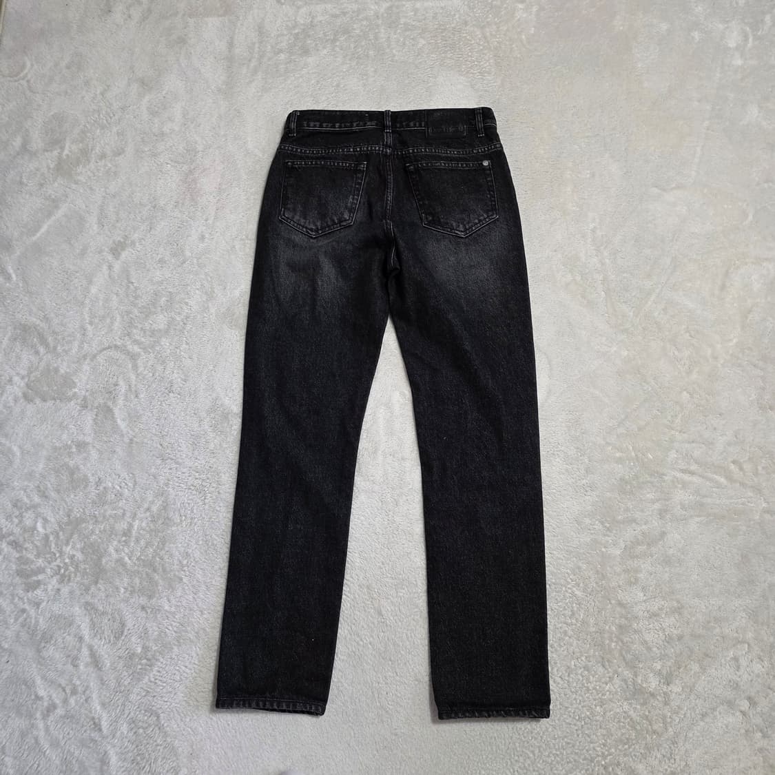 (28)모드나인 블랙 워시드 데님 팬츠 상품이미지3