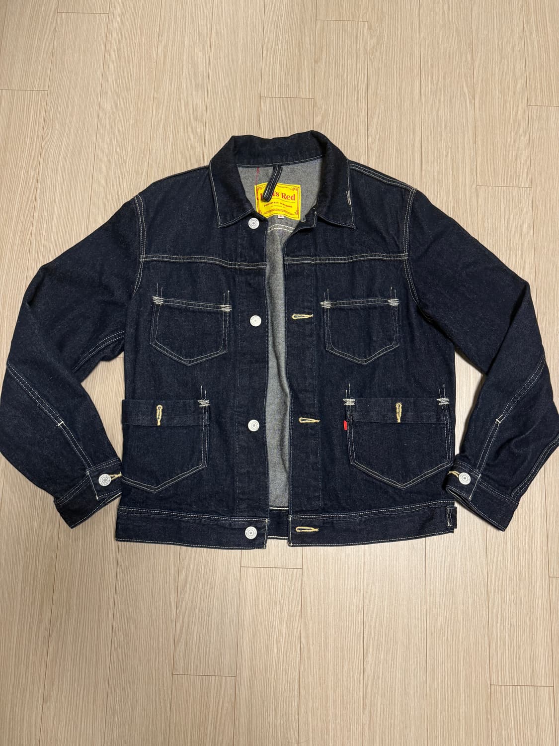 리바이스 레드 levis 인디고 트러커 데님 자켓 s 상품이미지1