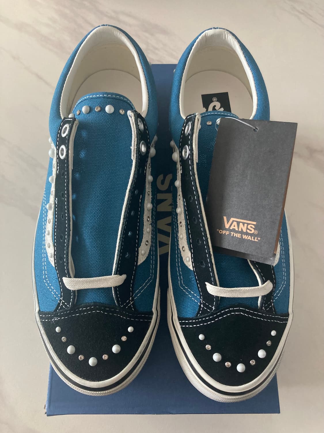 반스 lx 올드스쿨36 펄라이즈드 네이비 블랙 275 새상품 상품이미지2