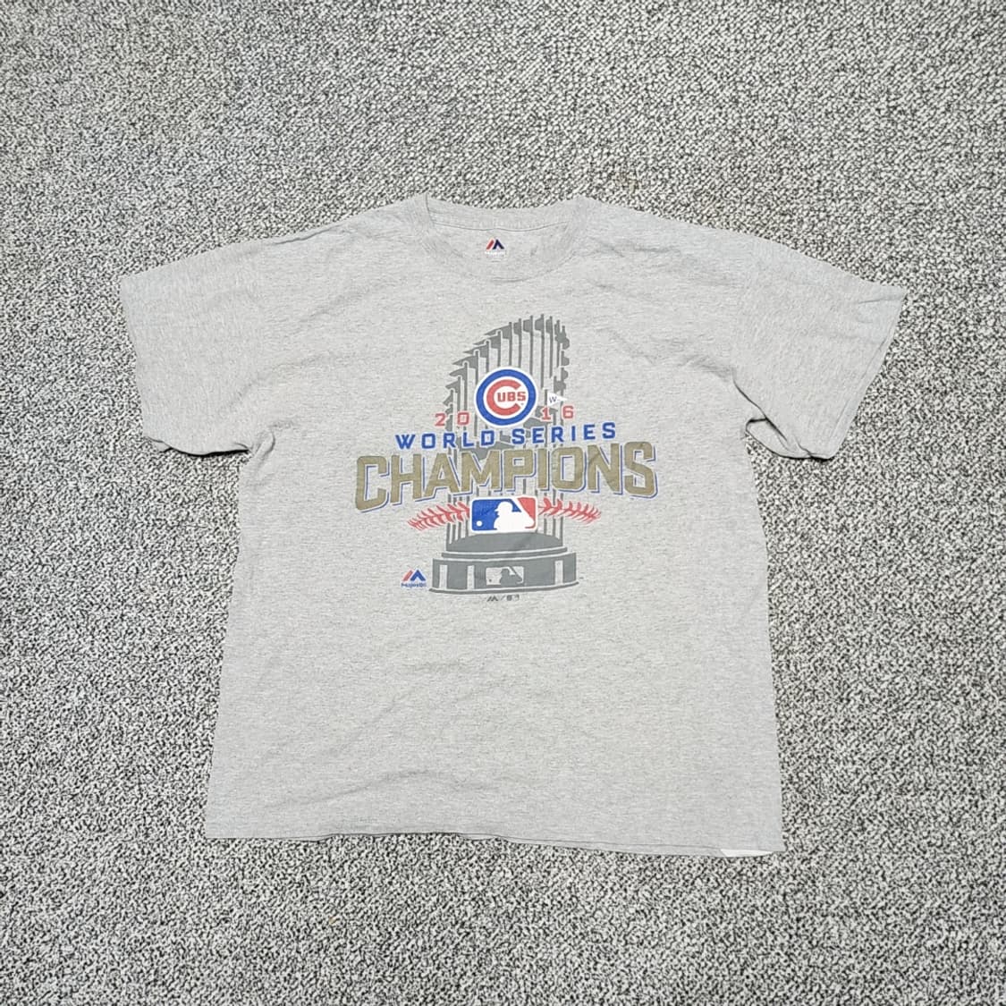 [L] 마제스틱 MLB 시카고 컵스 챔피언 반팔 티셔츠 (2908) 상품이미지1