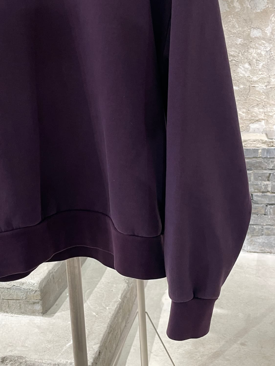 아크네 스튜디오 퍼플 피아 크루넥 스웻 셔츠 상품이미지5