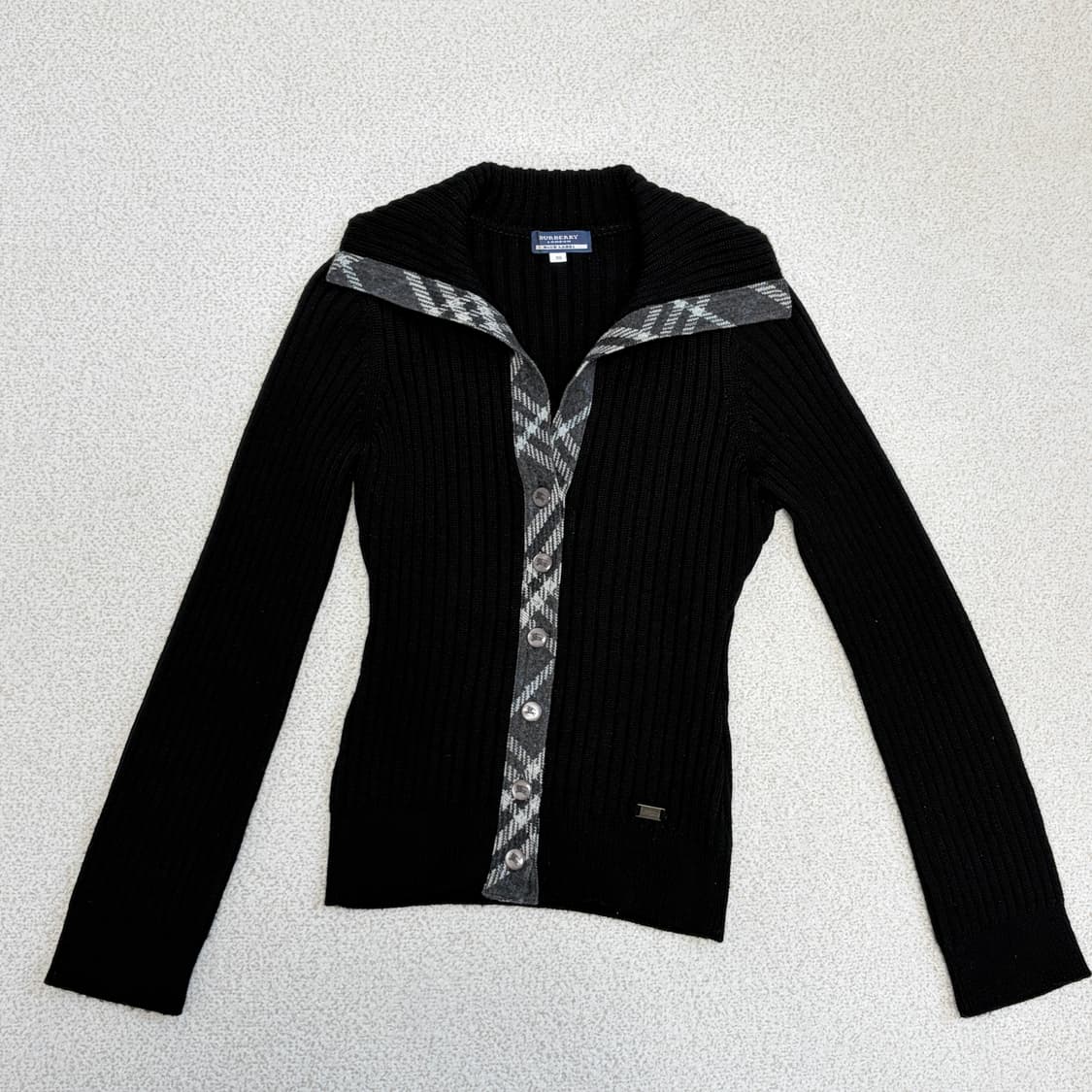 버버리 숄 카라 울 가디건 상품이미지6
