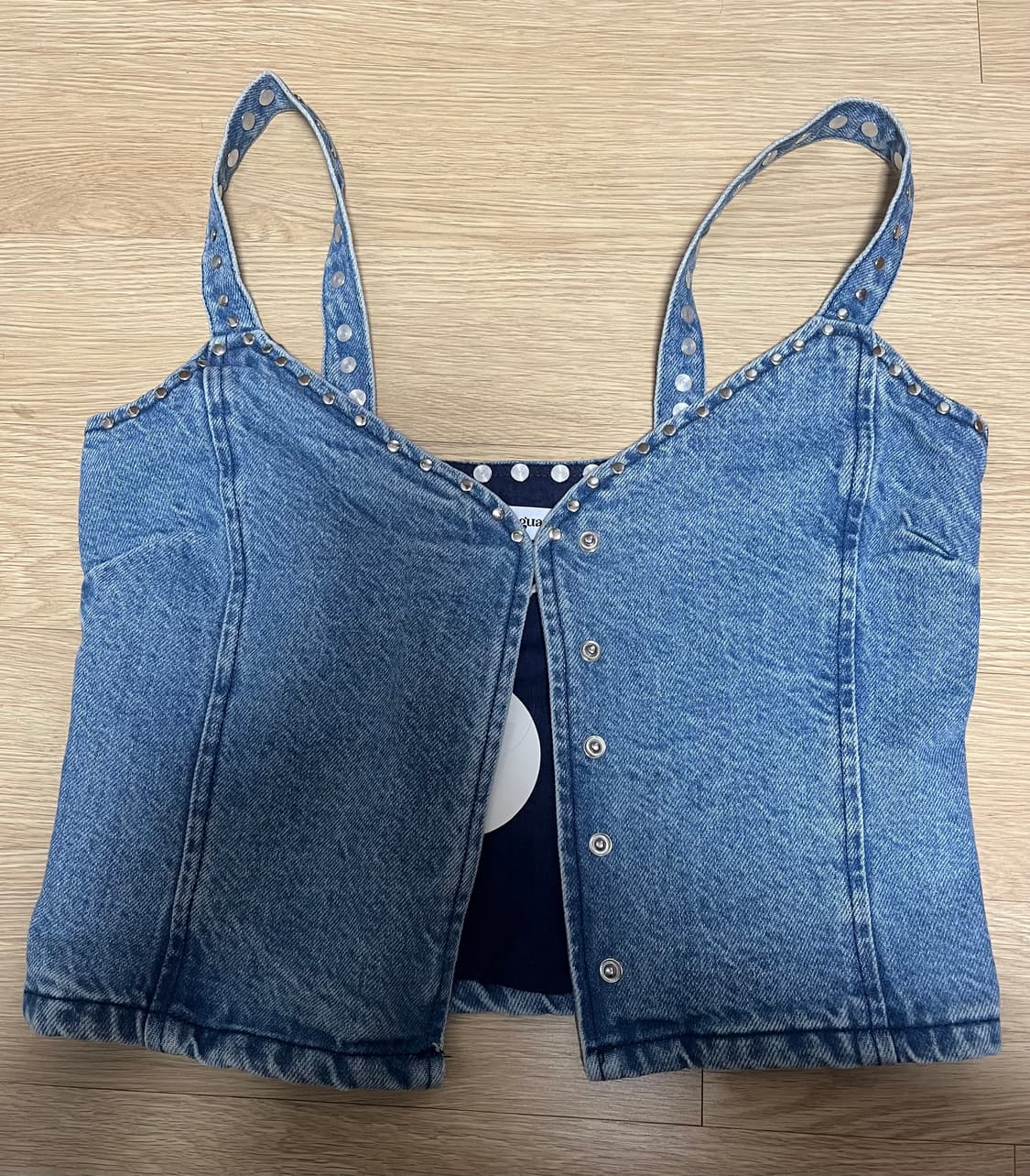 [신품/급처] 기마구아스 denim vest (S) 상품이미지1