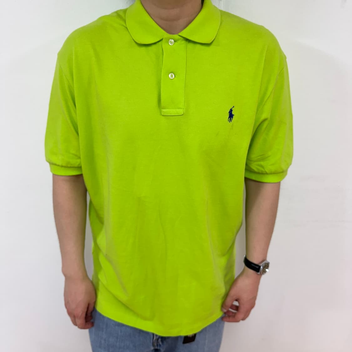 폴로 랄프로렌 형광 포니 pk 카라 반팔티 (L) 상품이미지4