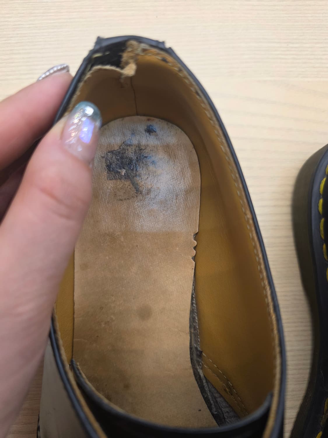 닥터마틴 1461 W 스무스 3홀 블랙 UK7 상품이미지6