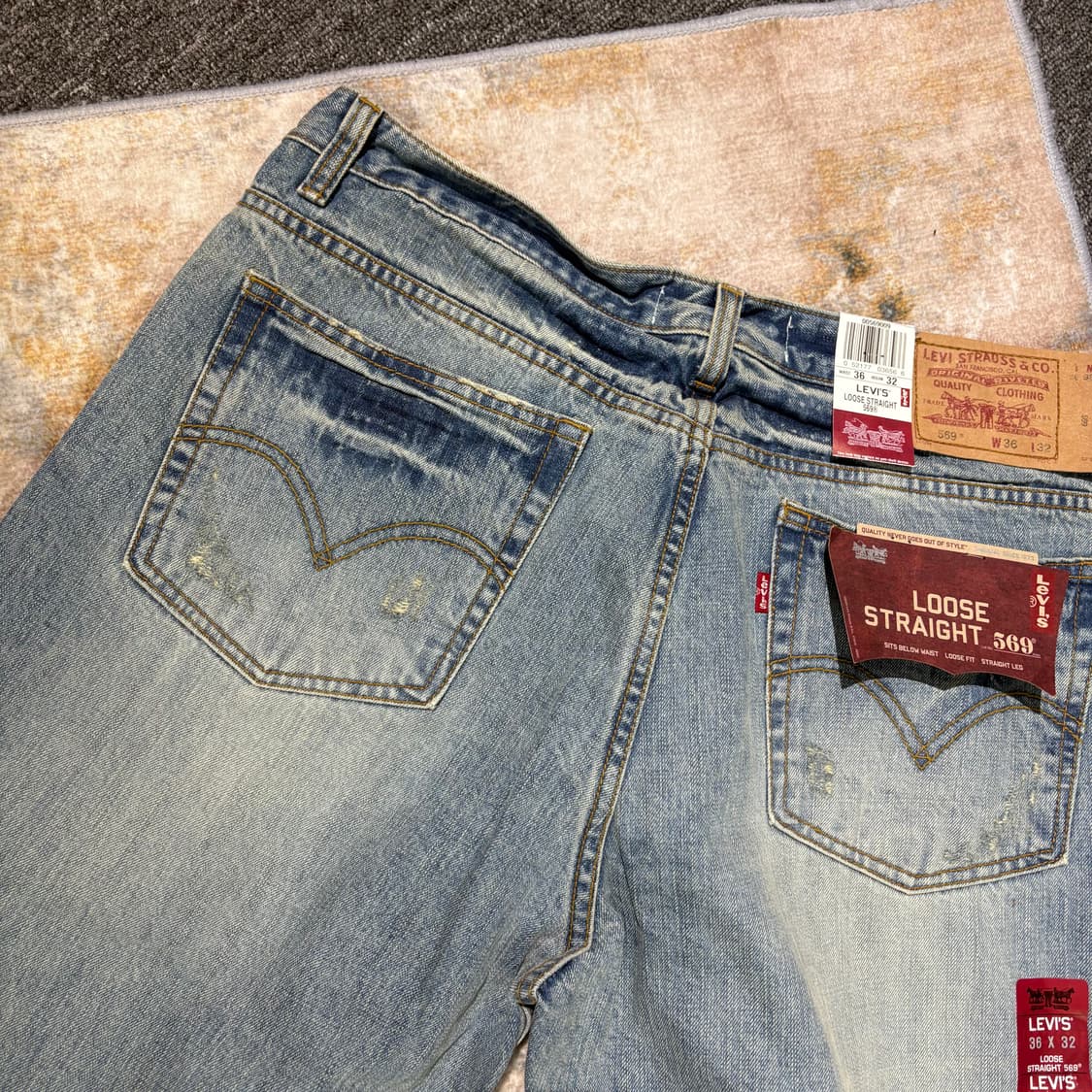 리바이스 569 루즈핏 데님팬츠(새상품) 상품이미지4