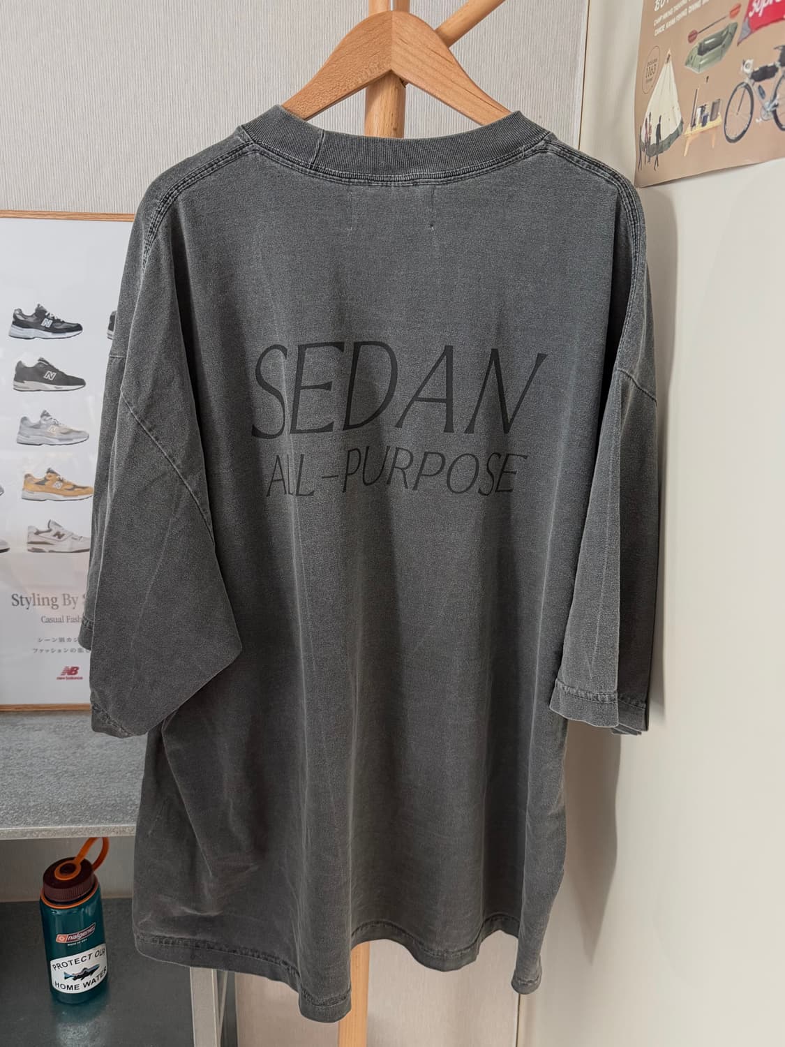 Sedan all purpose 가먼트 피그먼트 반팔 티셔츠 상품이미지2