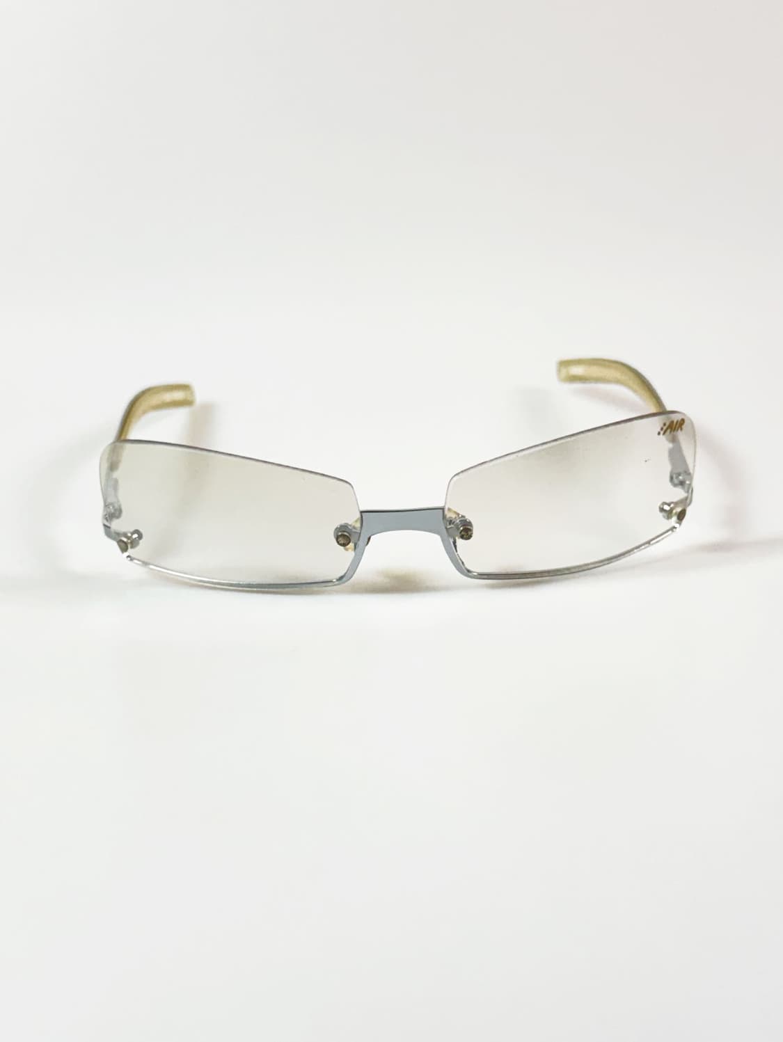 90s AIR 무테 스퀘어 언더림 빈티지 틴트 선글라스 상품이미지1