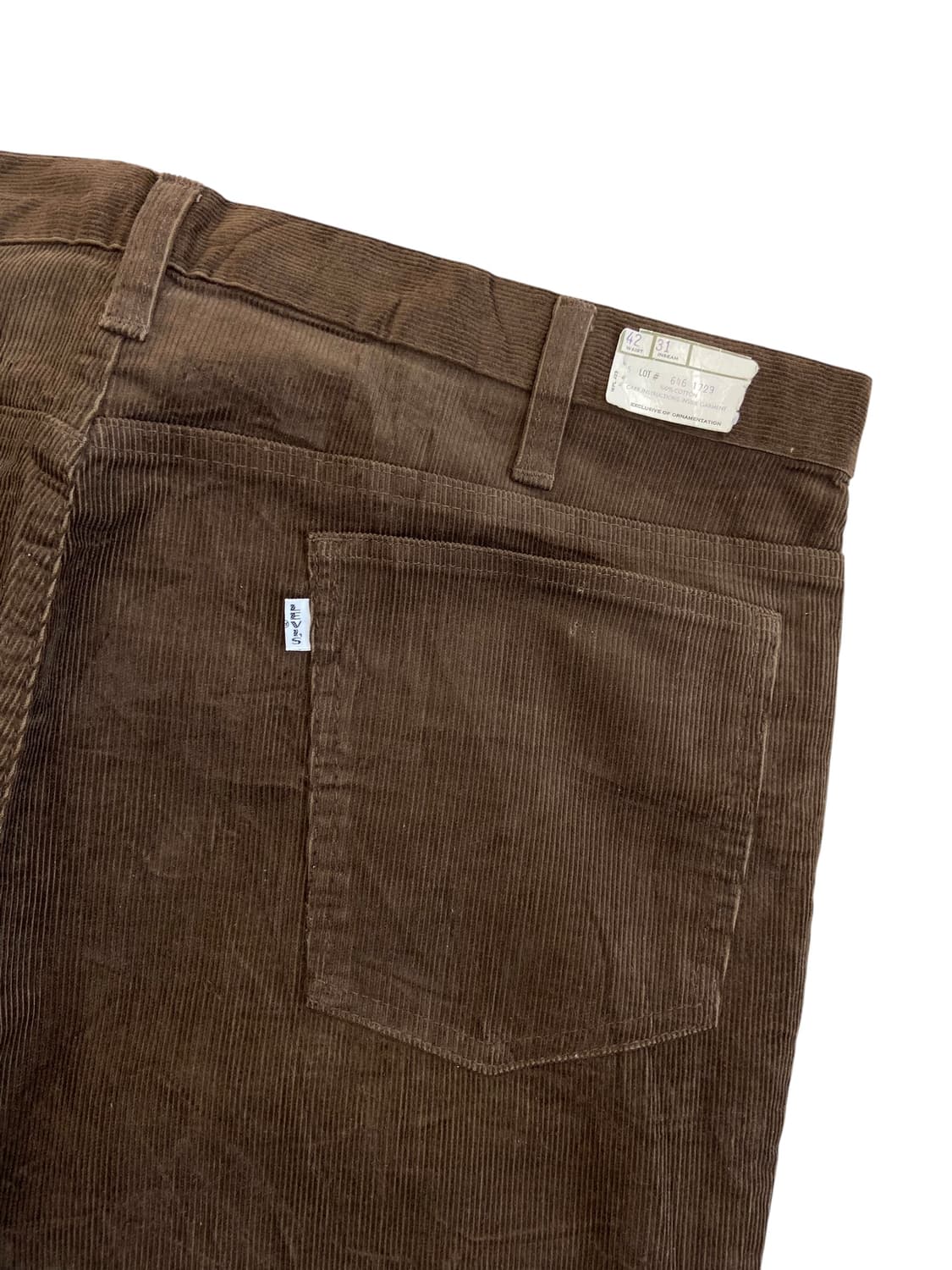 70's 리바이스 646 벨바텀 big E 셀비지 상품이미지4