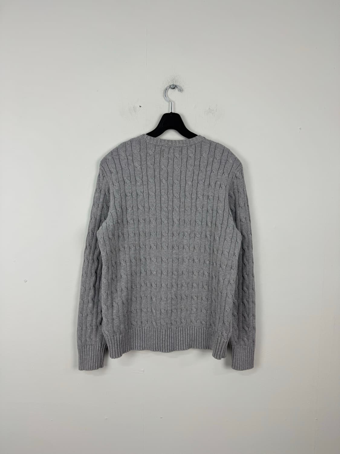 폴로 랄프로렌 그레이 꽈배기 니트 L <256> 상품이미지2