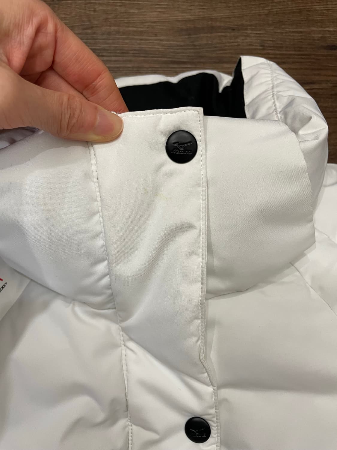 미즈노 MIZUNO 스노우기어 다운 패딩 자켓 화이트 상품이미지8