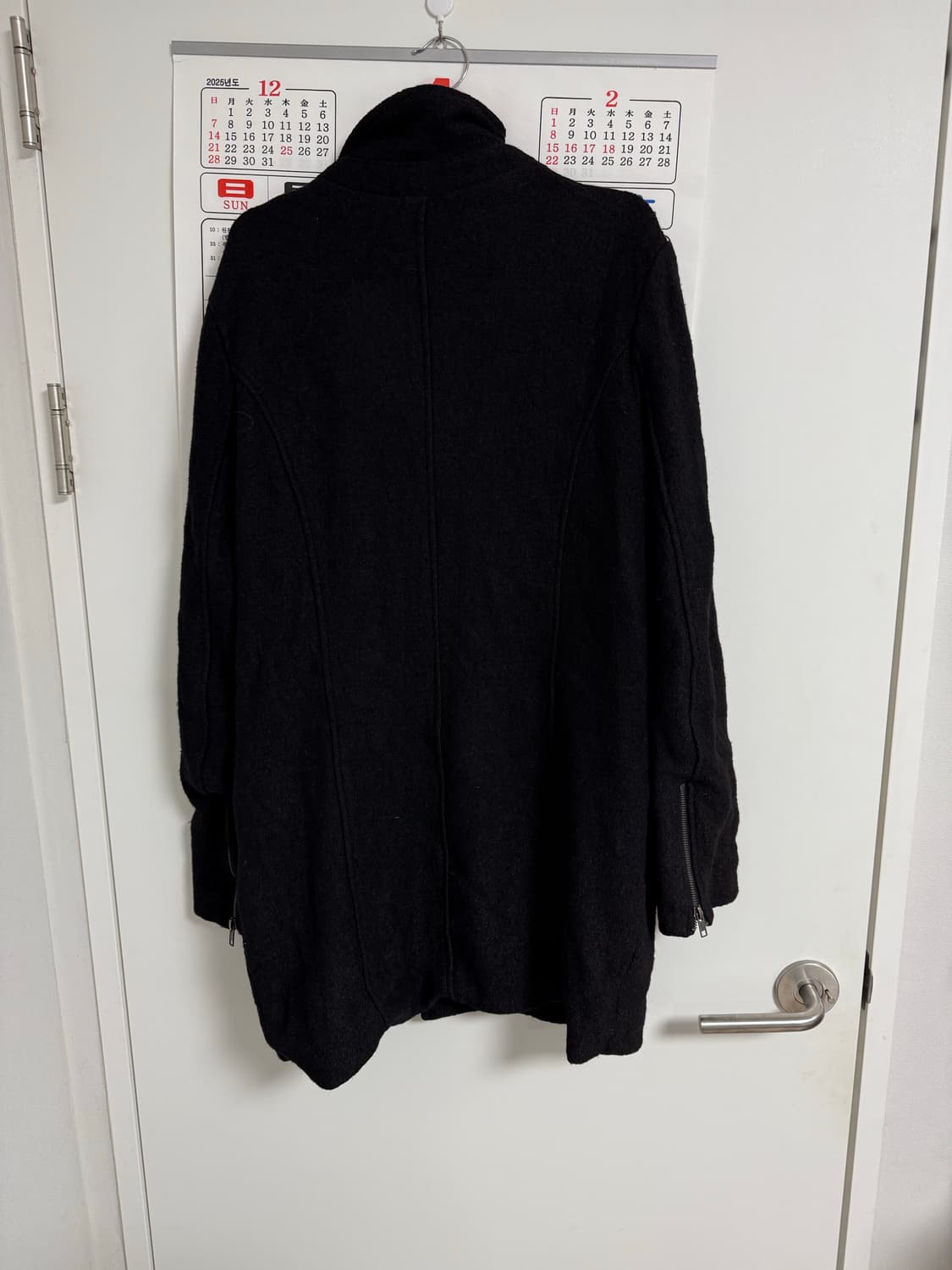 Asos 아소스 사선지퍼 울 코트  상품이미지3