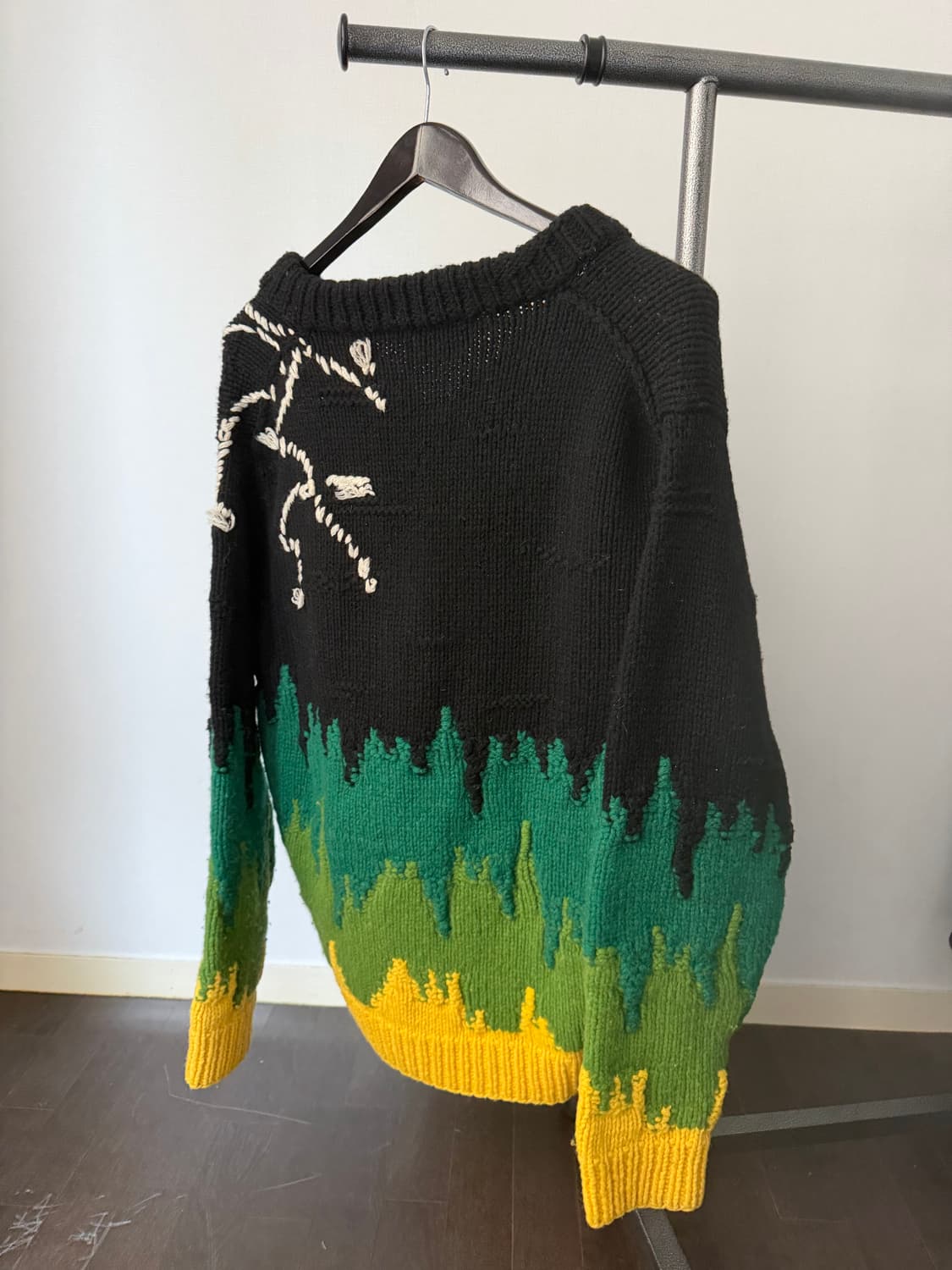 19fw 프라다 핸드메이드 V넥 니트 52 상품이미지3