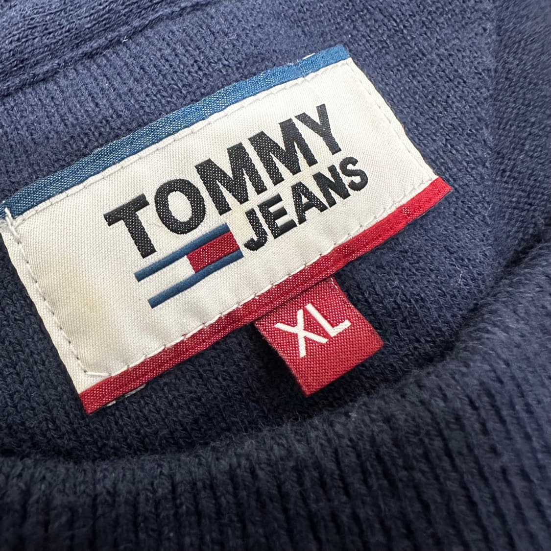 TOMMY JEANS 타미진스 니트 네이비 XL 상품이미지3