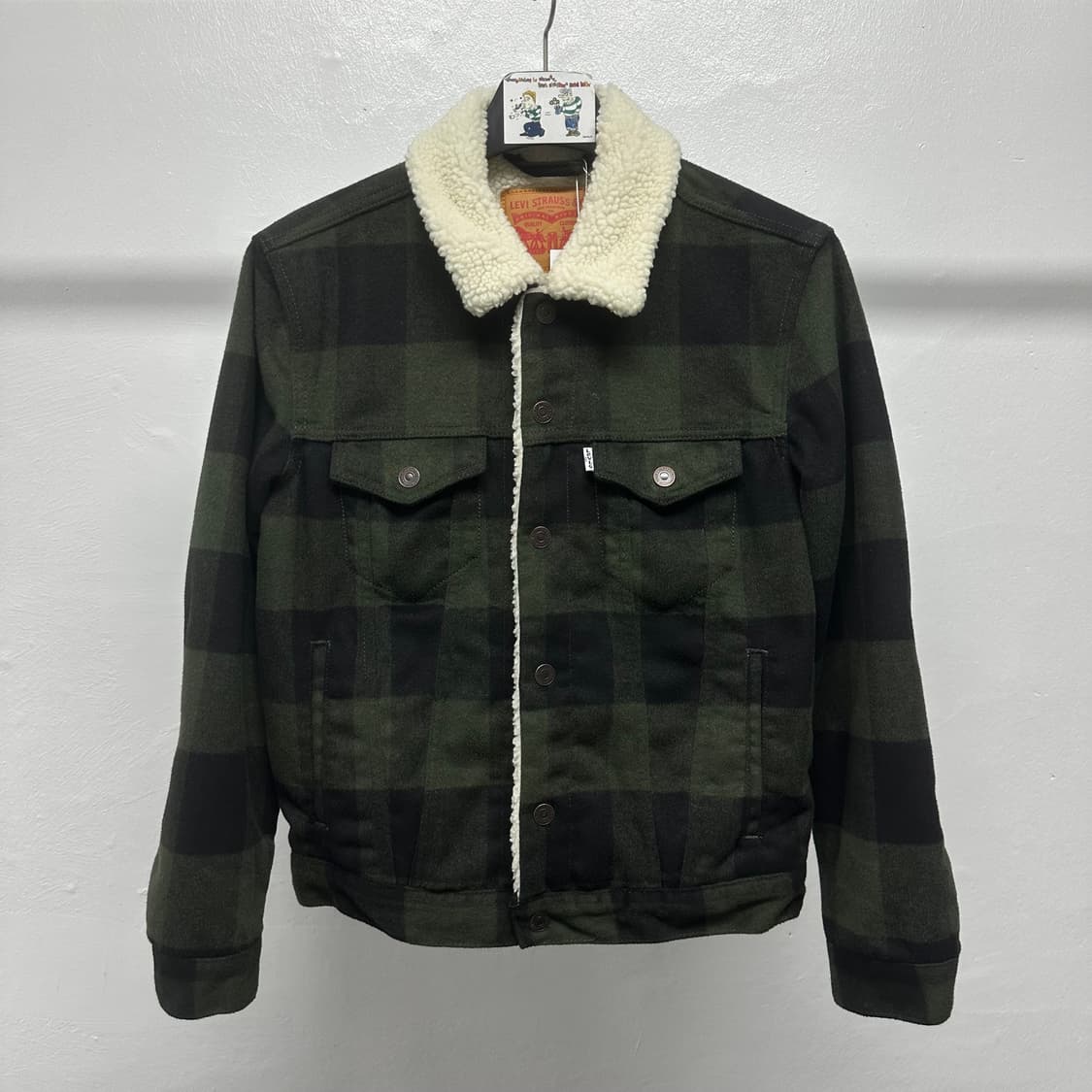 리바이스 타탄체크 쉐르파 상품이미지1