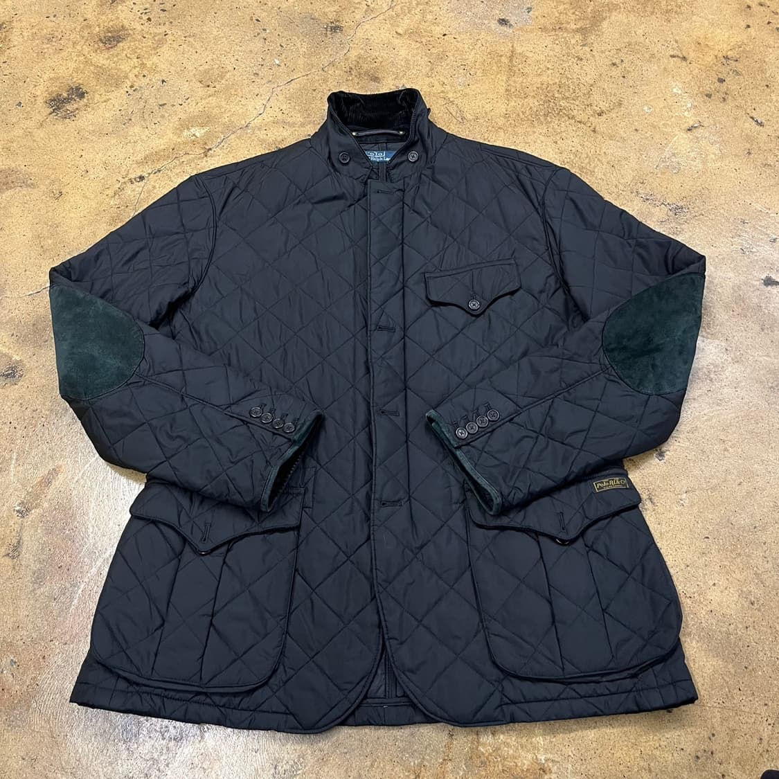 [정품/XL] 폴로 랄프로렌 퀼팅 자켓 블랙 b19 상품이미지2
