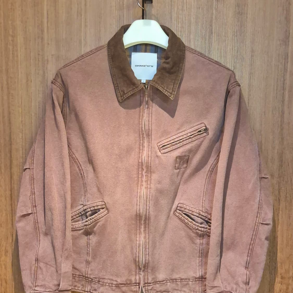 ESPIONAGE 워크자켓 버건디 상품이미지3