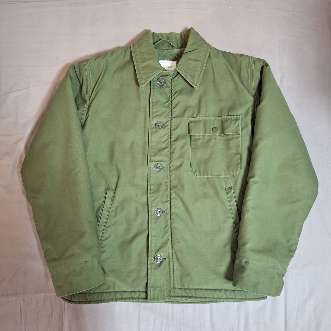 70s 오리지널 미해군 a2덱 자켓 m사이즈 상품이미지1