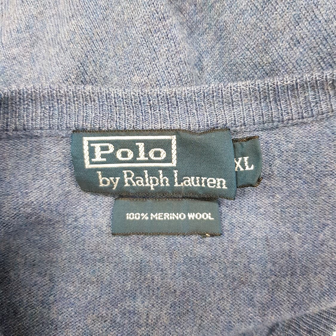 폴로 랄프로렌 메리노울 브이넥 니트 XL사이즈 상품이미지5