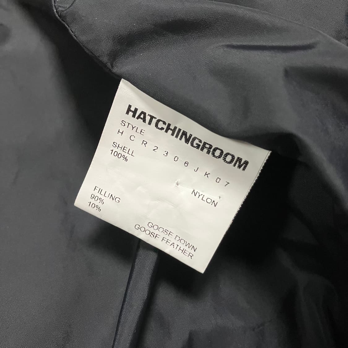 [3] 해칭룸 23fw 웹 구스다운 푸퍼 자켓 블랙 상품이미지8