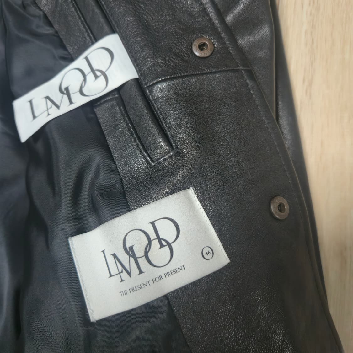 엘무드 건 앤 로즈 램스킨  바시티 자켓 상품이미지5