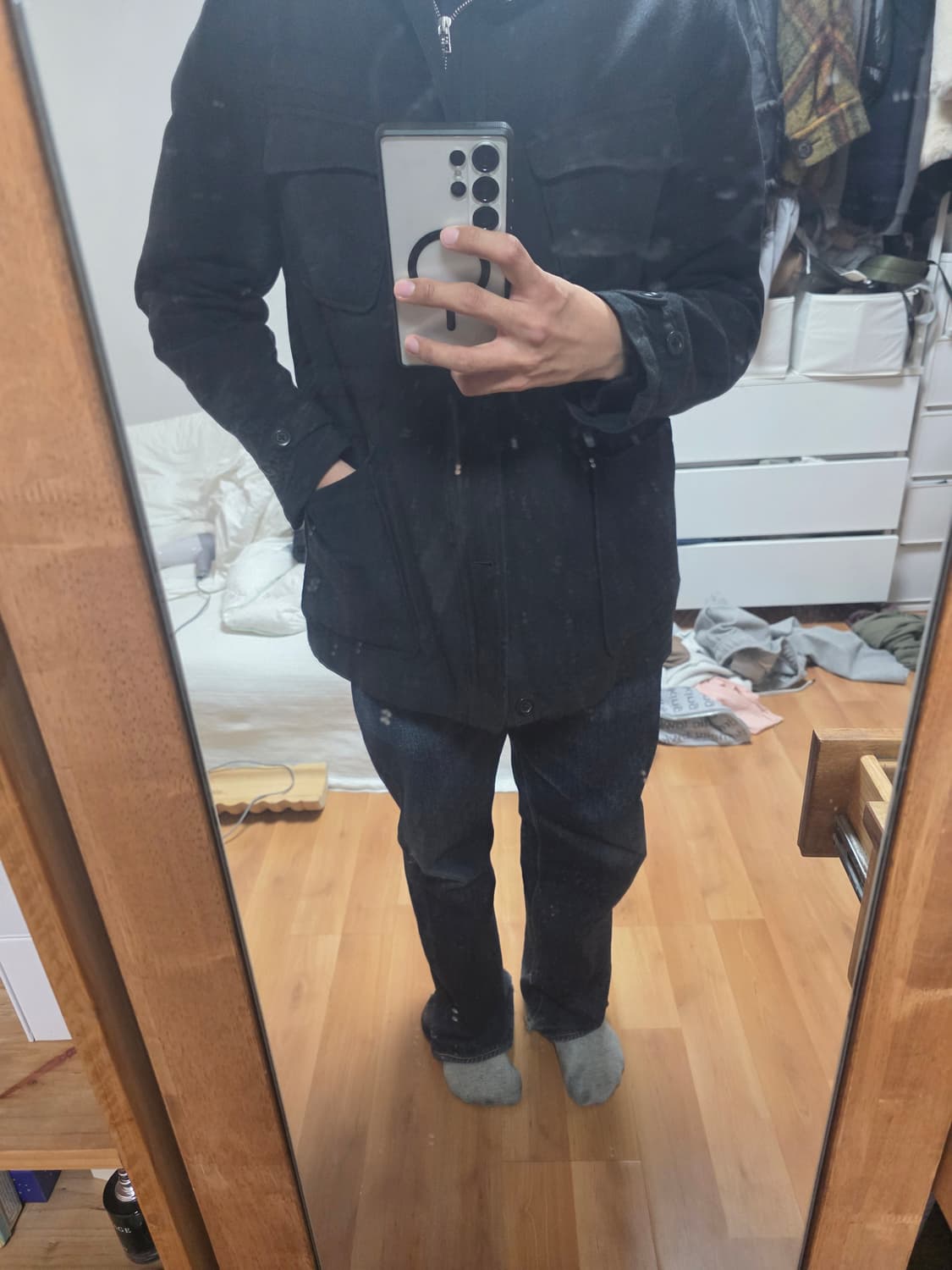 MHL 밀리터리 자켓 L 상품이미지3