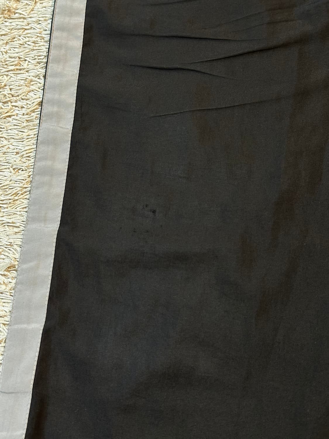 00's 나이키 올드스쿨 스우시 사이드라인 나일론 트랙팬츠 블랙 상품이미지5