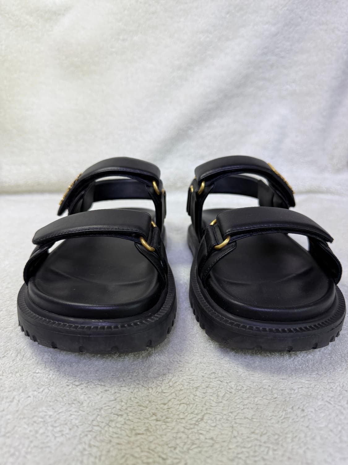 Dioract 디올액트 블랙램스킨샌들 36(230) 상품이미지5