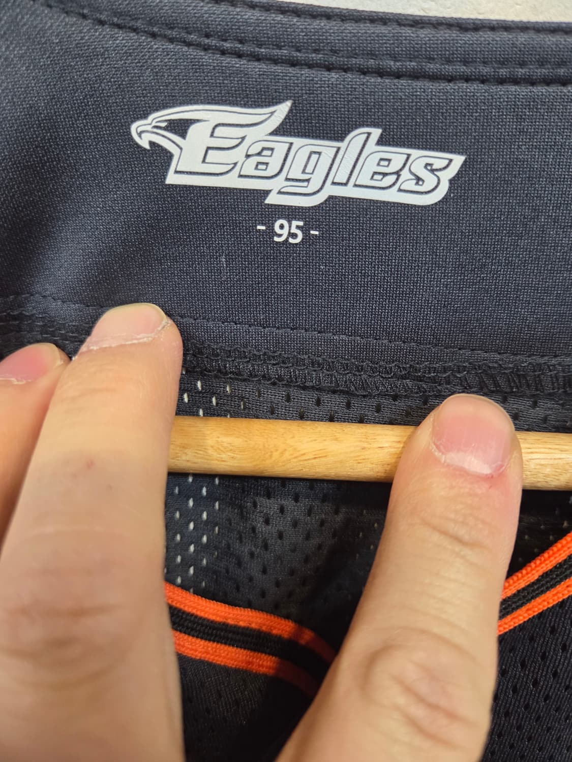 한화이글스 노마킹 원정 유니폼 져지반팔 다크그레이 95 상품이미지3