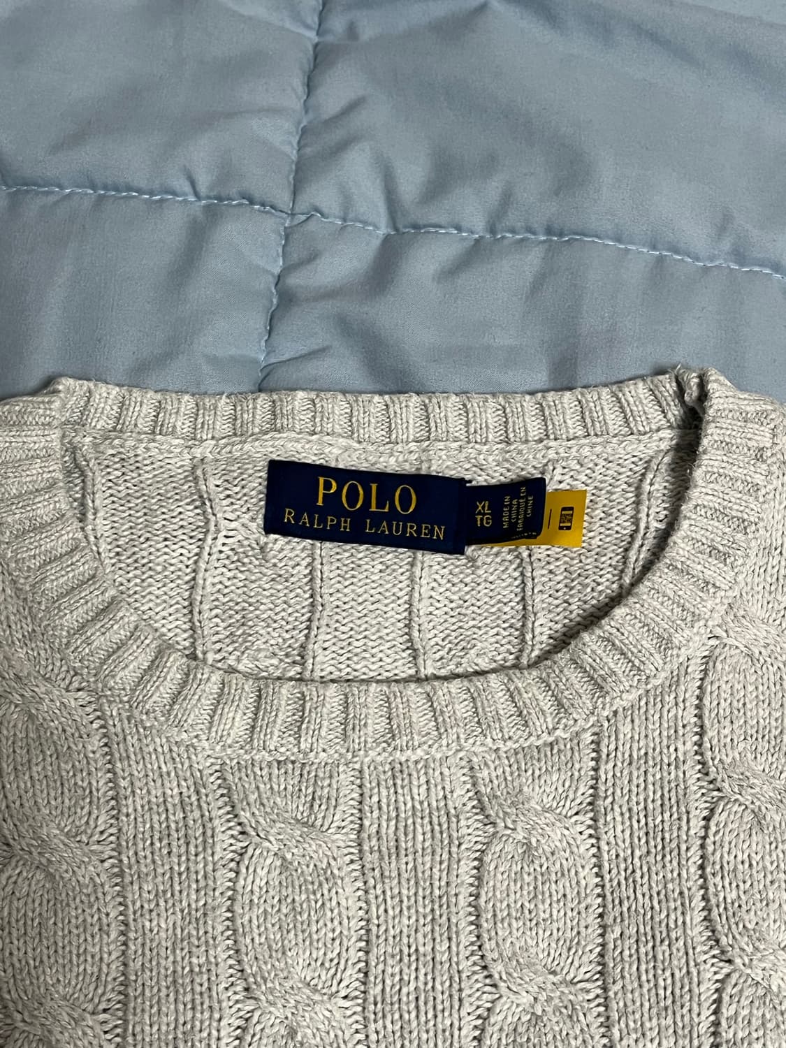 폴로랄프로렌 XL 케이블 꽈배기 니트 스웨터 팔아요! 상품이미지3