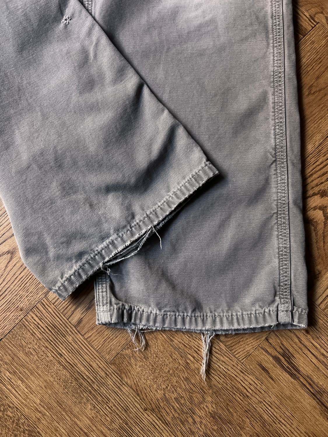 [34]칼하트 USA 빈티지 워싱 차콜 싱글니 카펜터 워크 팬츠 상품이미지6