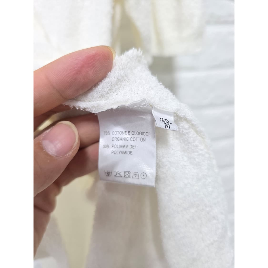 Settefili Cashmere 아이보리 블라우스 M 상품이미지3