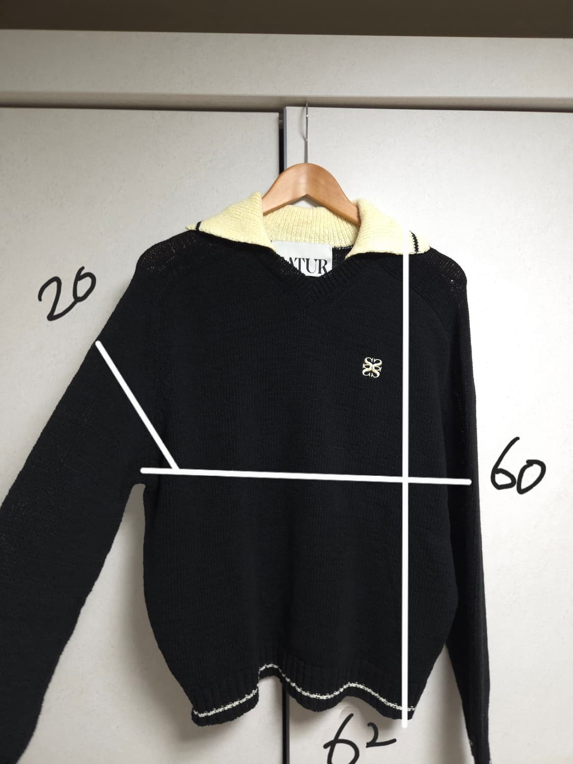 새상품) 세터 Satur 로잔 칼라 니트 상품이미지7