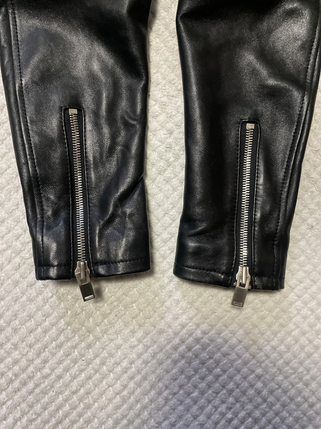 광희시장 웨스턴 무드 램스턴 양가죽 레더 자켓 상품이미지5