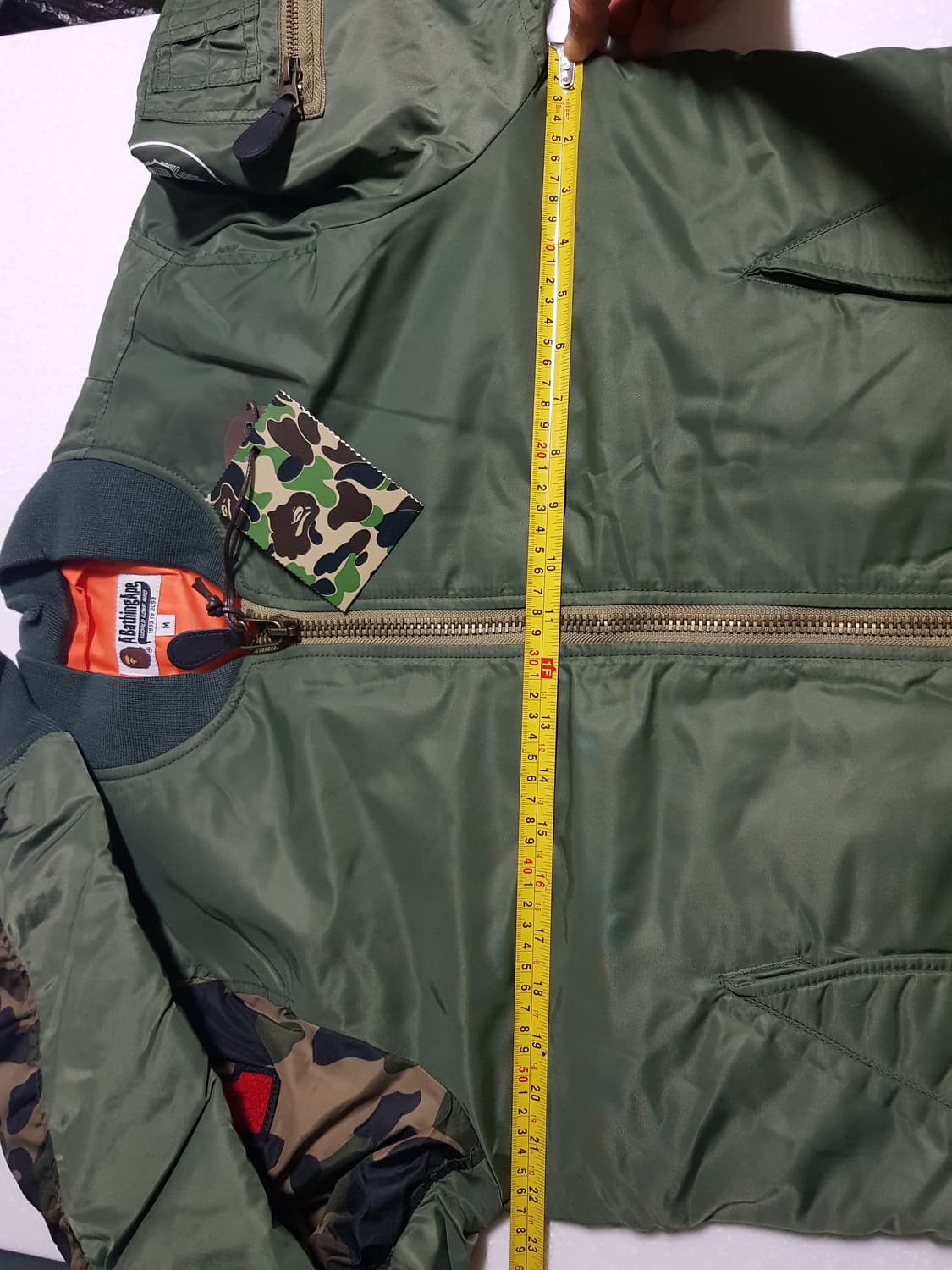 Bape  SHARK MA-1 bomber 쟈켓 상품이미지9